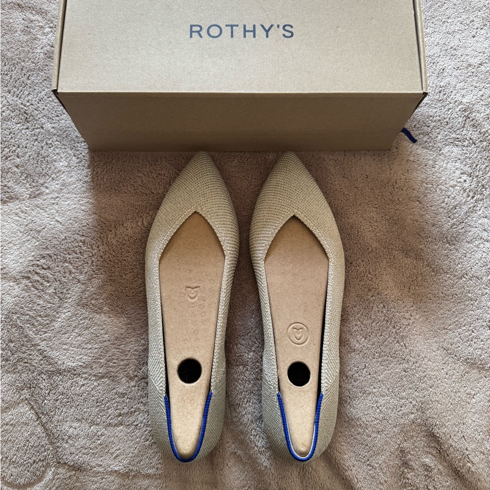 Rothy's Point II Diamond Twill Size 8.5